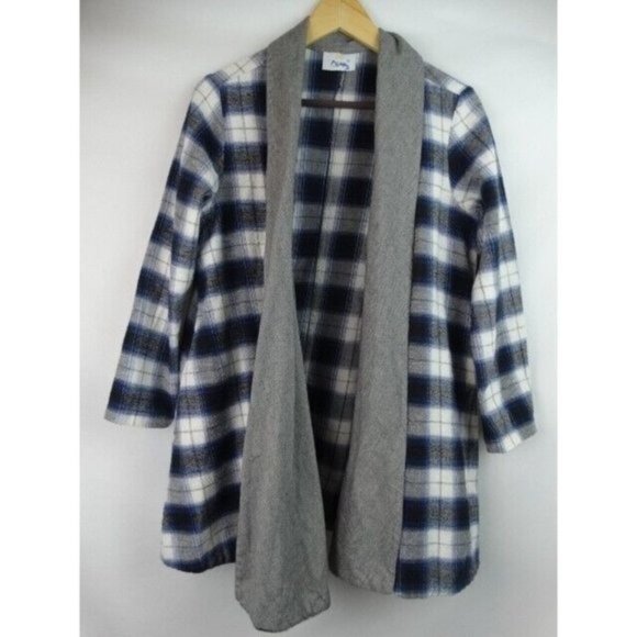 Dunes Tops Dunes Relaxed Fashion Womens Flannel Top One Size Plaid